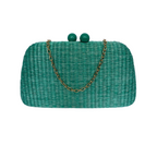 Bolsa Festa Clutch Verde Água