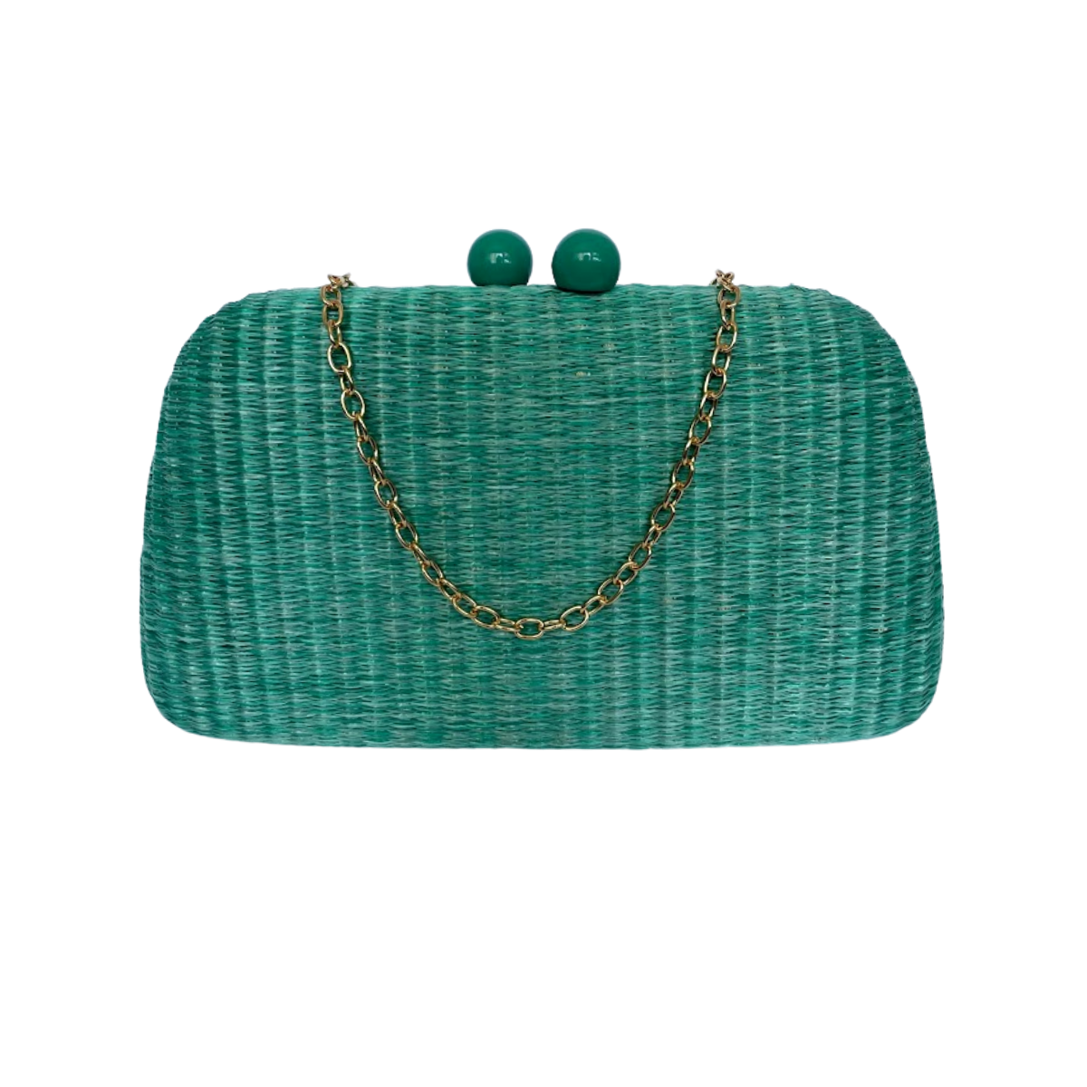 Bolsa Festa Clutch Verde Água