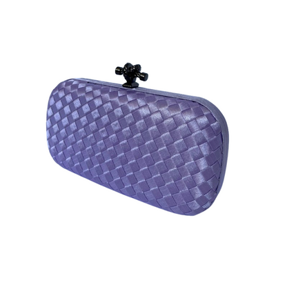 Clutch Tressê Cetim Inspired Pequena Violeta